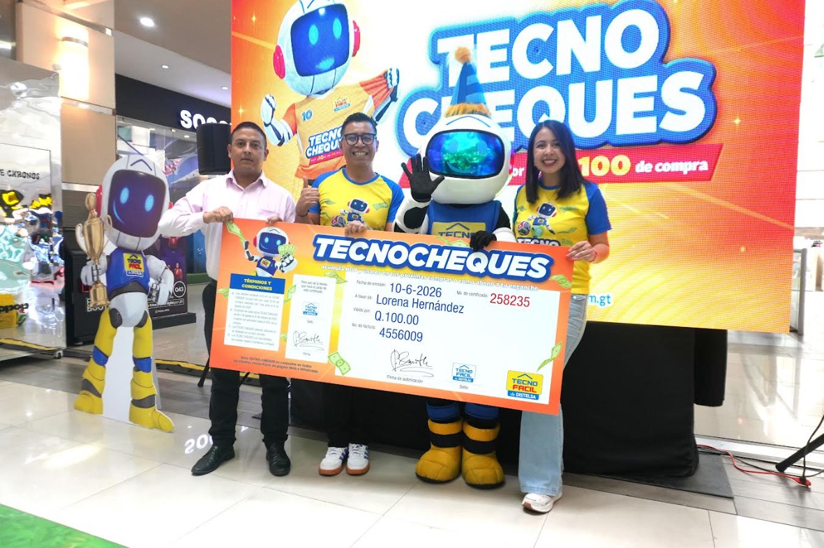 TECNO FÁCIL DE DISTELSA CELEBRA 10 AÑOS EN GUATEMALA Y LO FESTEJA CON EL REGRESO DE LOS TECNO CHEQUES