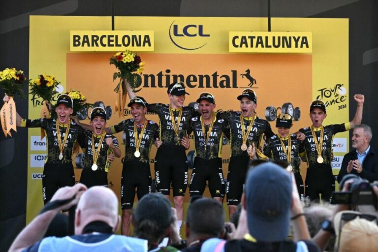 Vingegaard es primer líder del Tour de Francia 2026