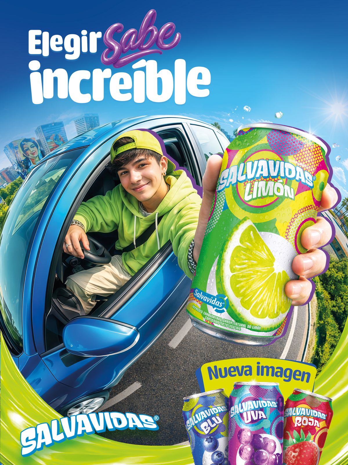 Gaseosas Salvavidas se reinventa para una nuevageneración con la campaña “Elegir Sabe Increíble”